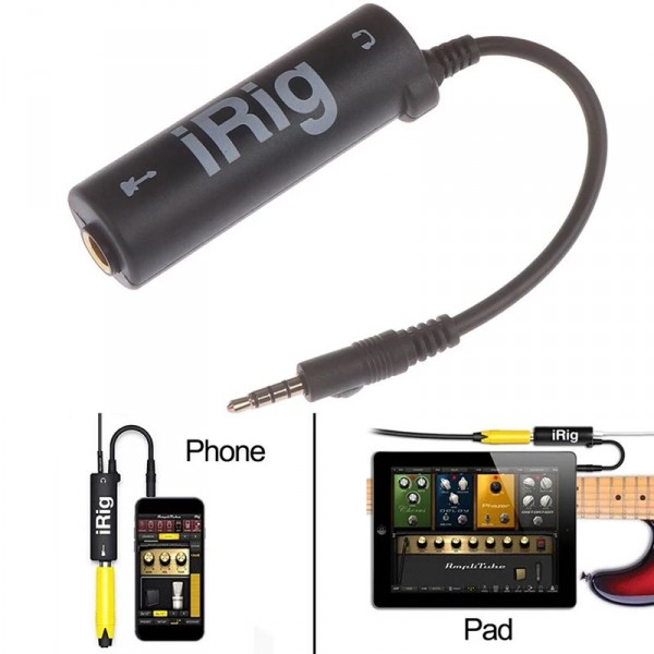 Адаптер Dynamode iRig AmpliTube для подключения гитары к iPhone/iPod/iPad