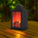 Светильник в форме камина с эффектом живого огня для создания уюта